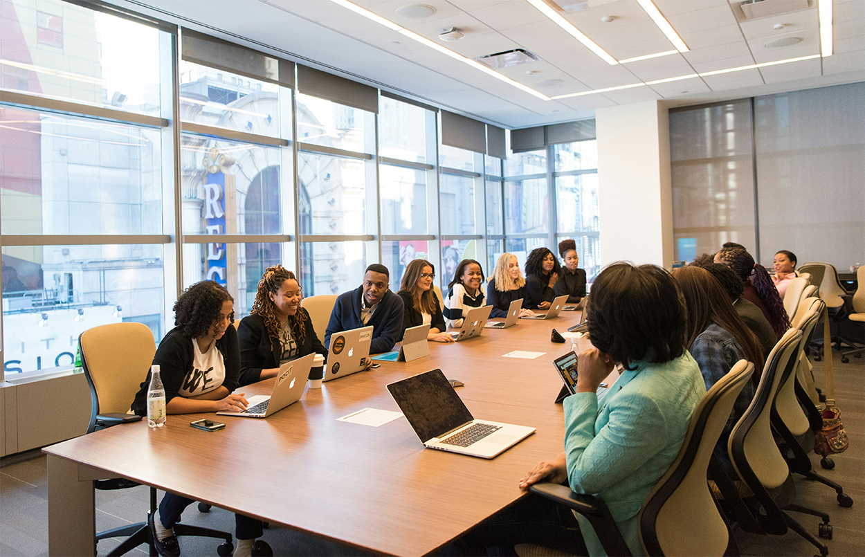 Association professionals collaborating